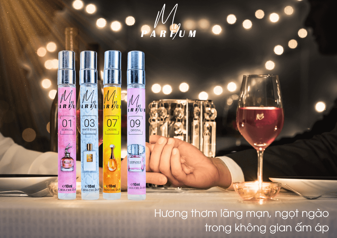 Hương thơm lãng mạn, ngọt ngào