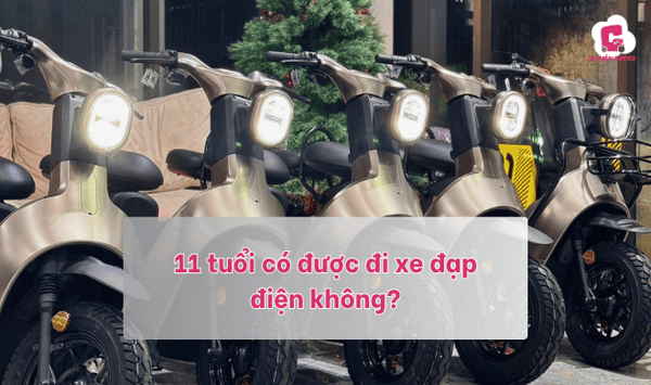 Giải đáp thắc mắc "11 tuổi có được đi xe đạp điện không?"