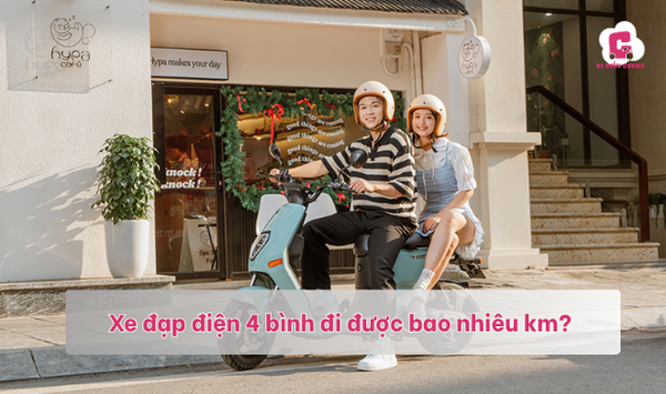 Giải đáp thắc mắc xe đạp điện 4 bình chạy được bao nhiêu km