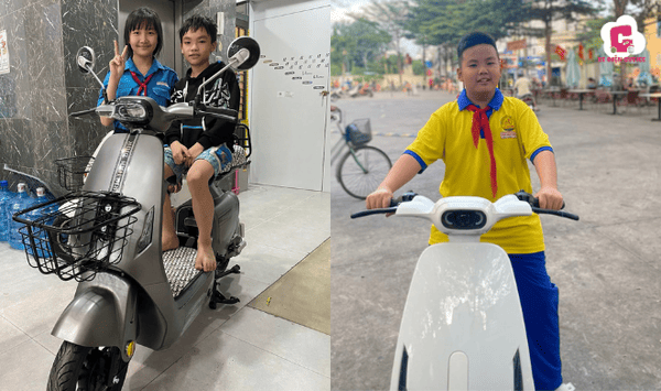 Học sinh 11 tuổi có thể điều khiển xe đạp điện đi học