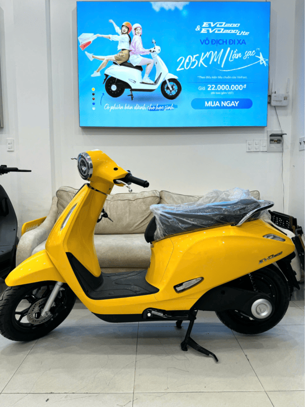 Mức giá xe máy điện VinFast Evo200 dao động từ 25.900.000 VN đồng.