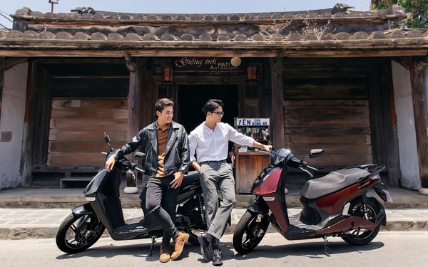 Dòng xe máy điện VinFast dành cho nam Theon S gây ấn tượng với thiết kế hiện đại