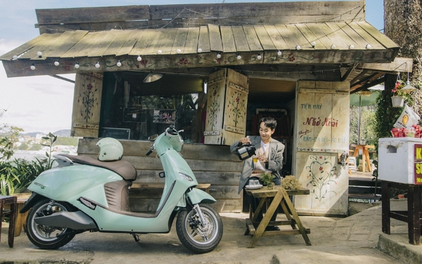 Mẫu xe máy điện VinFast dành cho nam Vento S nổi bật với thiết kế trẻ trung