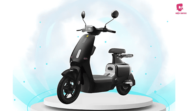 Mẫu xe đạp điện màu đen Hottrend K1 Dylexe được thiết kế thời thượng và hiện đại