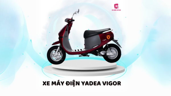 Yadea Vigor là mẫu xe máy điện giá 19 triệu mang phong cách thể thao, mạnh mẽ