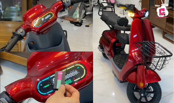 Xe đạp điện Hottrend VC 2025 màu đỏ được nhiều người ưa chuộng