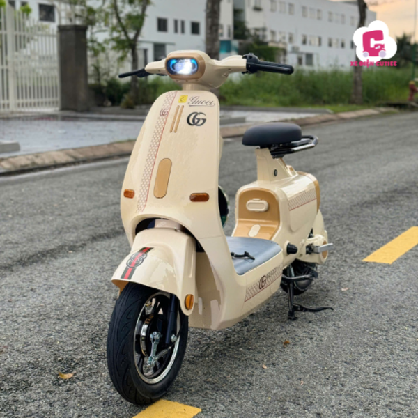 Mẫu xe đạp điện Hottrend K1 vàng be