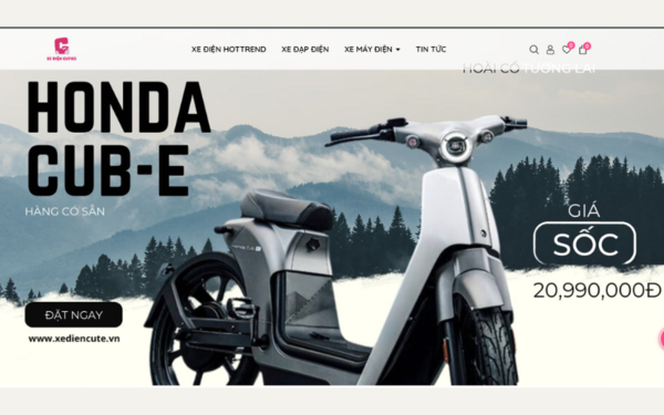 Xe điện Cute là địa chỉ phân phối các dòng xe máy điện VinFast chính hãng