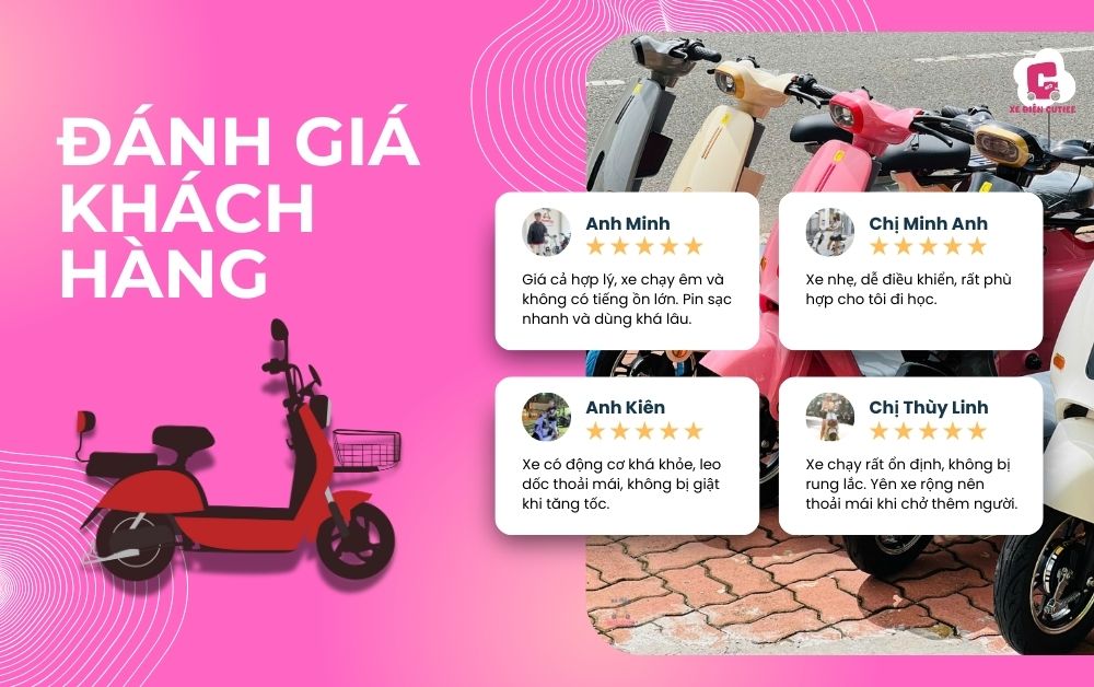 Đánh giá thực tế của khách hàng về Xe Điện Cute