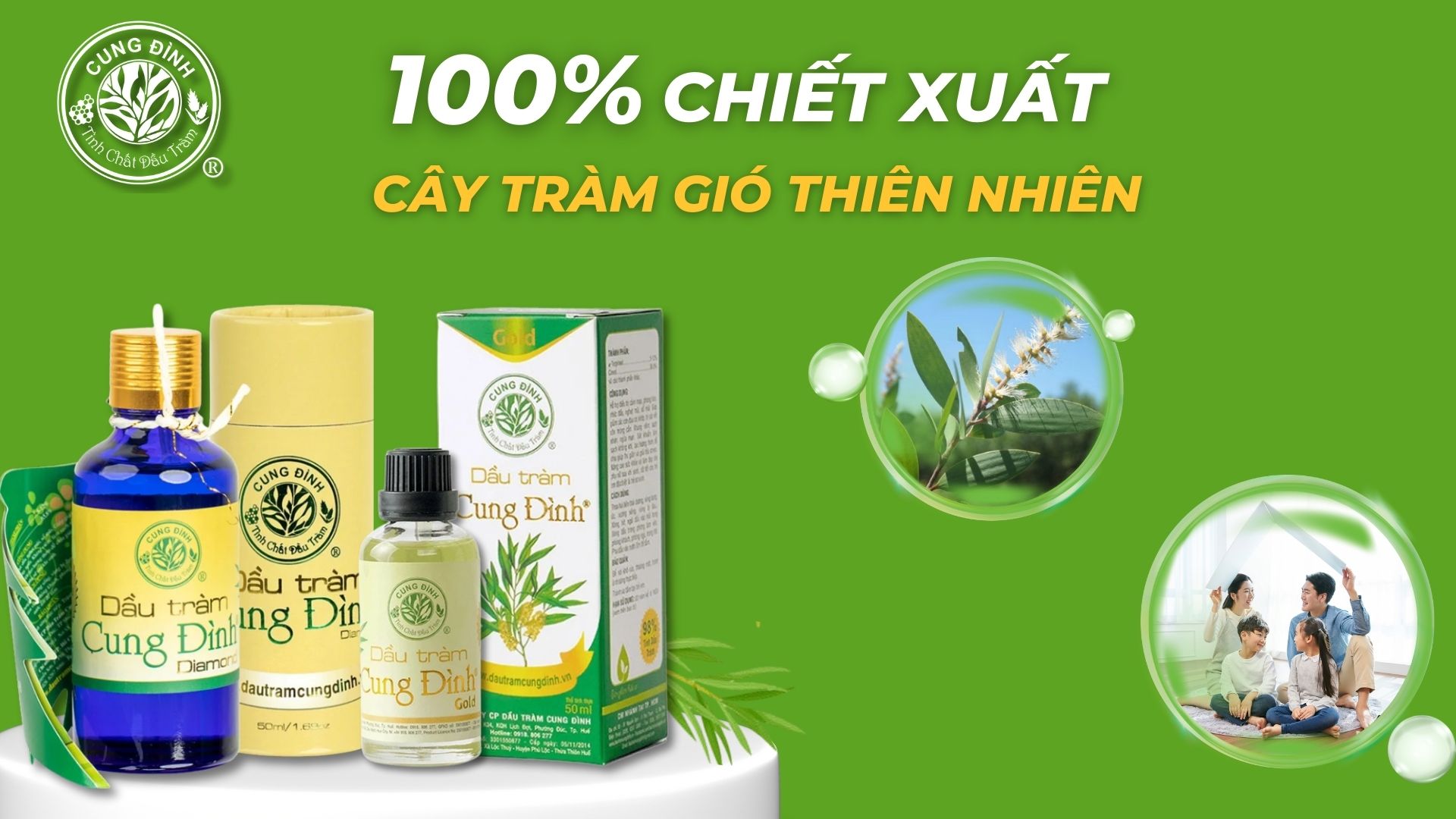 Dầu tràm trị cảm Cung Đình - Lựa chọn tin cậy cho sức khỏe hô hấp tại Dầu Tràm Cung Đình