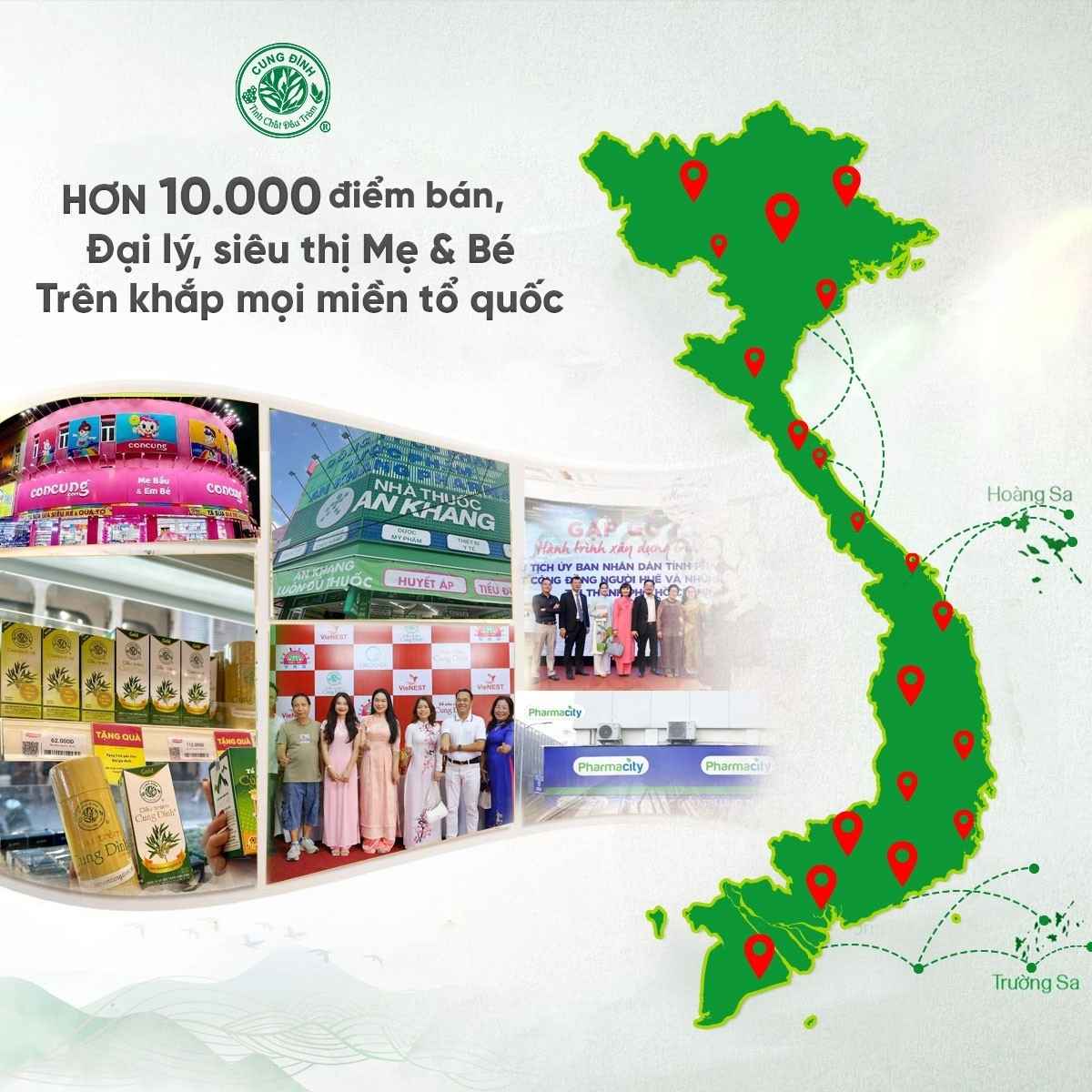 Cung Đình vinh dự được đồng hành cùng với khách hàng trên toàn quốc