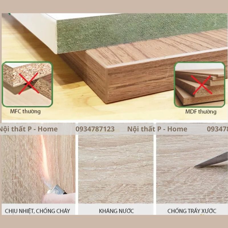 Ván MDF lõi xanh chống ẩm