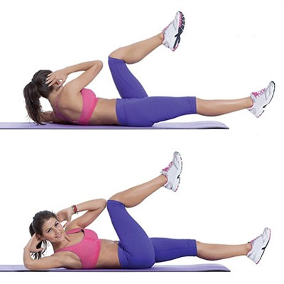 bài tập đạp xe trên không