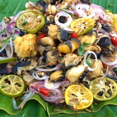 Gỏi hàu biển sống