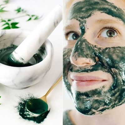 Làm mặt nạ từ tảo xoắn kêt hợp với nha đam