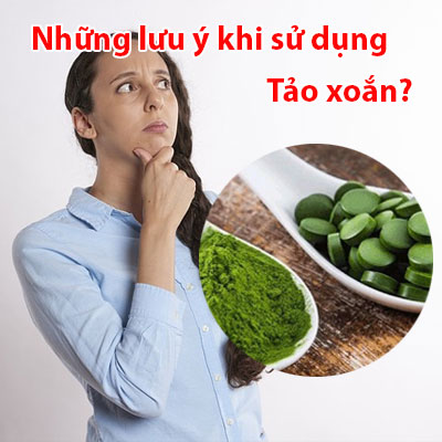 Những lưu ý khi sử dụng tảo xoắn nhật bản?