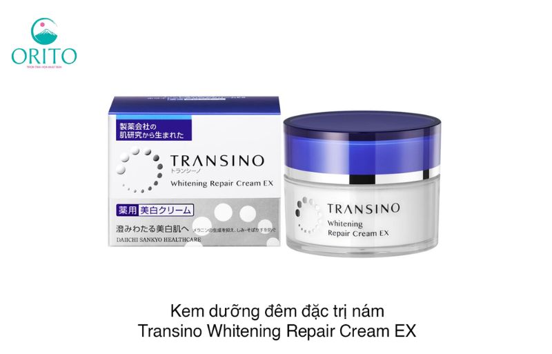 Kem dưỡng trắng da ban đêm Transino
