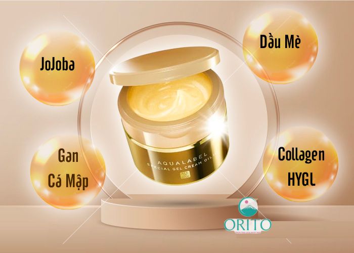 Kem dưỡng ẩm ban đêm Aqualabel vàng