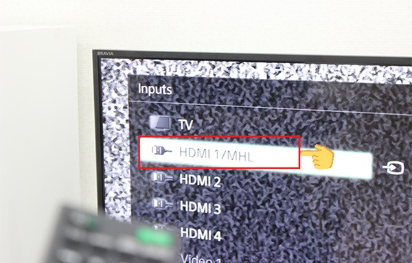 Chọn HDMI/MHL