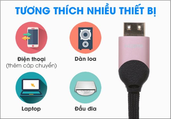 Cách phản chiếu màn hình iPhone lên Tivi Sony qua Lightning sang HDMI