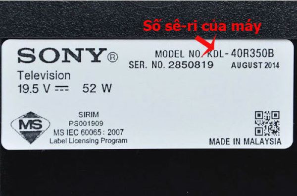 Nhắn tin là cách kiểm tra bảo hành Tivi đơn giản tại nhà