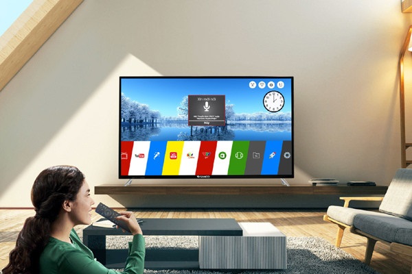 Smart tivi có tính năng nhận dạng bằng giọng nói