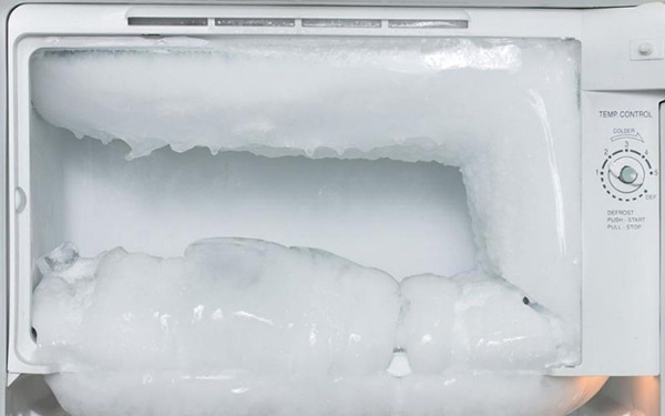Dấu hiệu tủ lạnh bị đóng tuyết