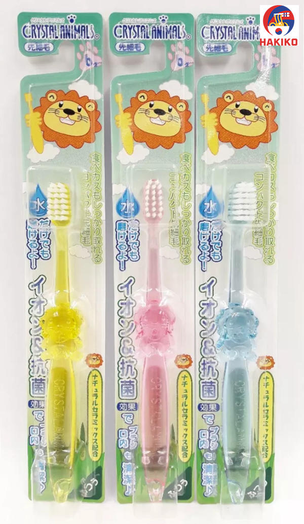 Bàn Chải Đánh Răng Ion (Không Cần Dùng Kem Đánh Răng) Cho Trẻ Từ 6 Tuổi (Màu Xanh) Nhật Bản