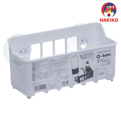 Giá Đựng Giẻ Rửa Bát, Chai Lọ Dáng Cao Nhật Bản (Màu Trắng)