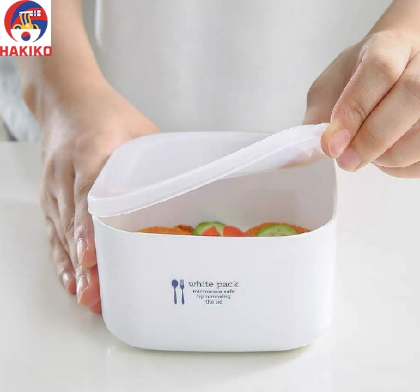 Hộp Nhựa Đựng Thực Phẩm White Pack 1L Nhật Bản