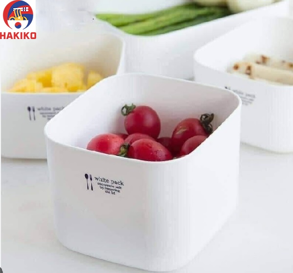Hộp Nhựa Đựng Thực Phẩm White Pack 1L Nhật Bản
