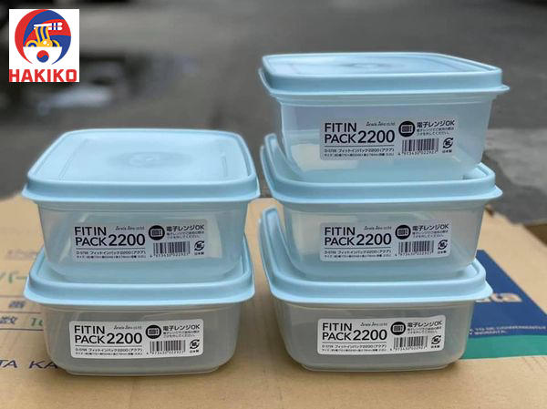 Hộp Nhựa Nắp Dẻo 2200Ml Nhật Bản