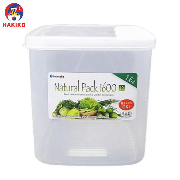Hộp Đựng Thực Phẩm Vuông 1600Ml Nhật Bản Inomata