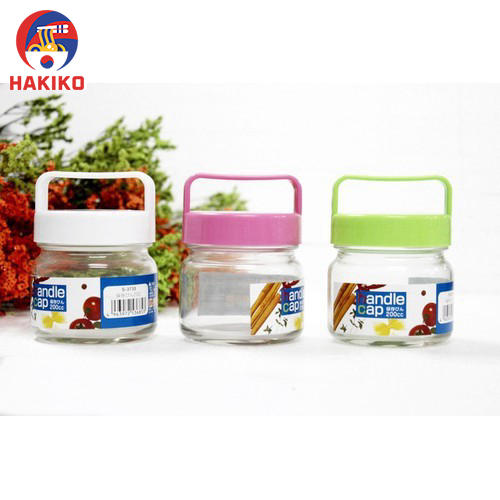 Lọ Thủy Tinh Có Quai Xách 200Ml Nhật Bản