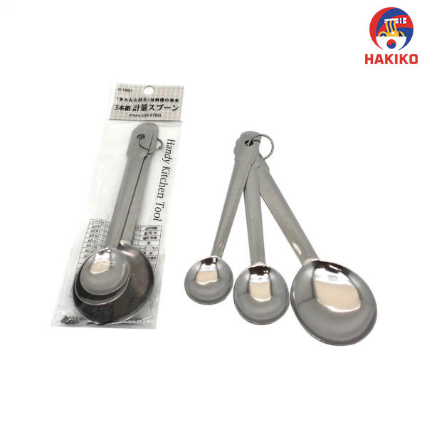 Set 3 Thìa Đong Gia Vị Bằng Inox Nhật Bản