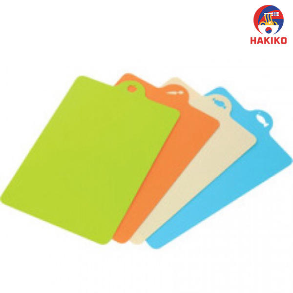 Set 4 Thớt Dẻo Thái Rau Củ, Thịt, Cá Nhật Bản