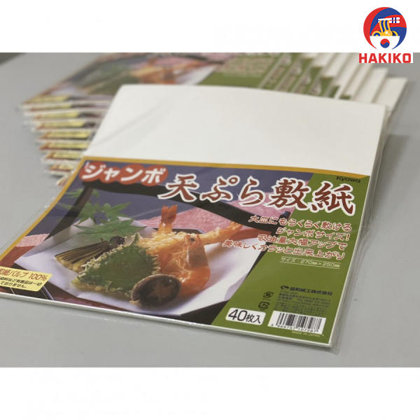 Set 40 Giấy Thấm Dầu Mỡ Đồ Chiên Rán Nhật Bản