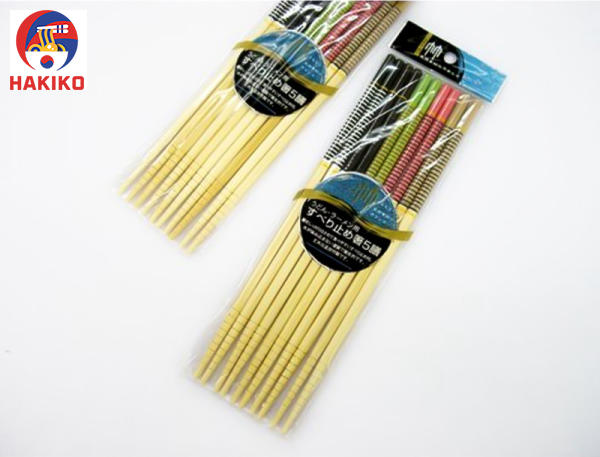 Set 5 Đôi Đũa Tre Màu Sắc 22.5Cm Nhật Bản