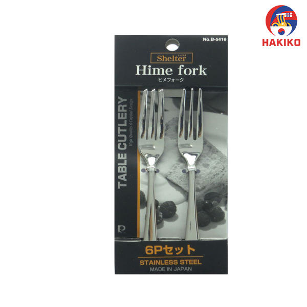 Set 6 Dĩa Inox Ăn Hoa Quả Shelter Nhật Bản