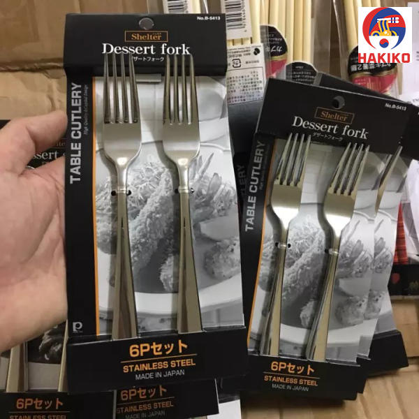 Set 6 Dĩa Inox Cỡ To Shelter Nhật Bản