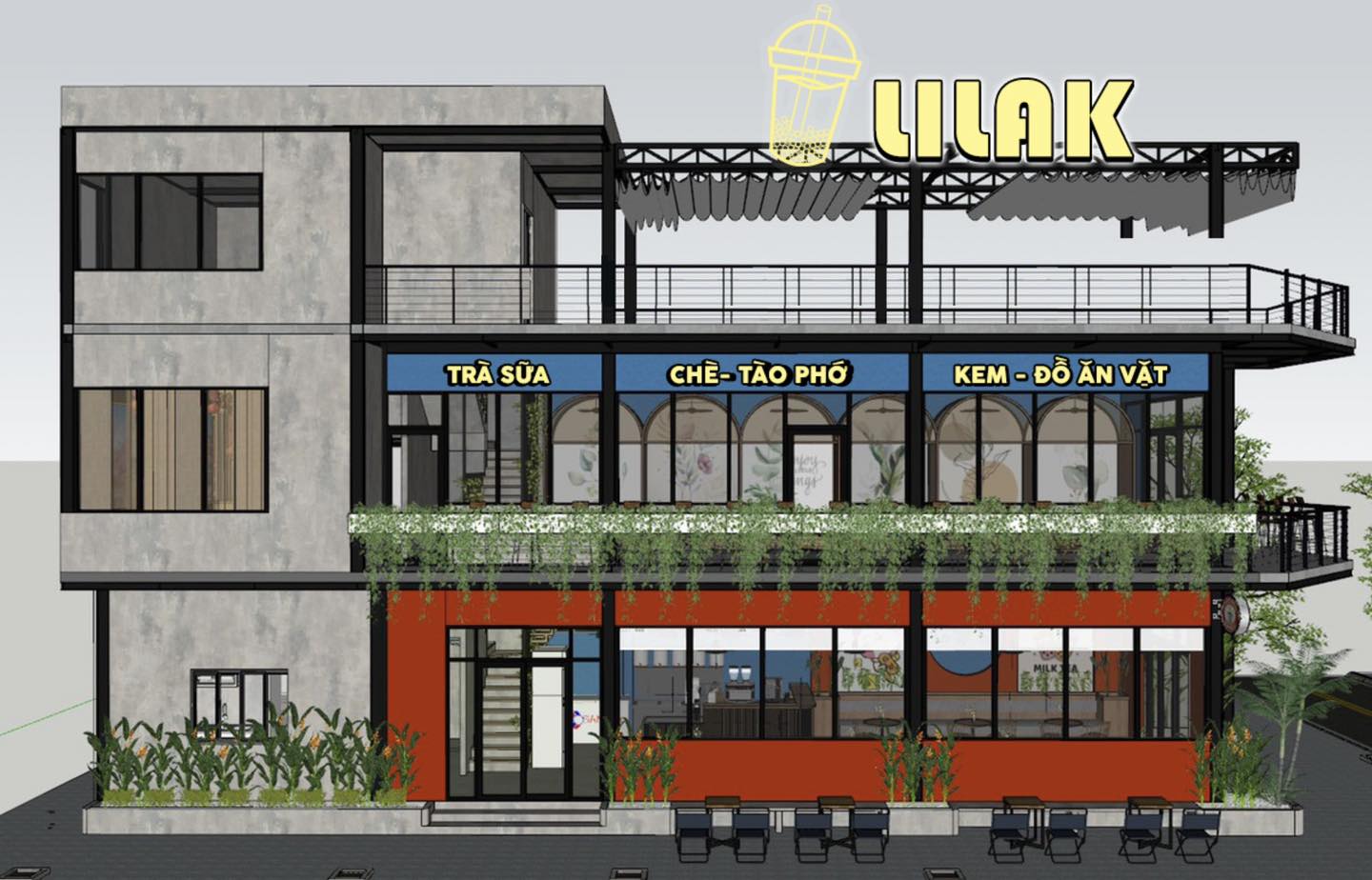 nhượng quyền trà bánh