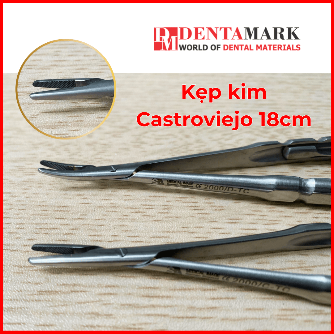 Kẹp kim Castroviejo 18cm -1