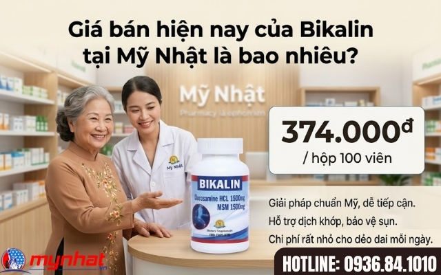 giá của Viên uống hỗ trợ xương khớp Bikalin