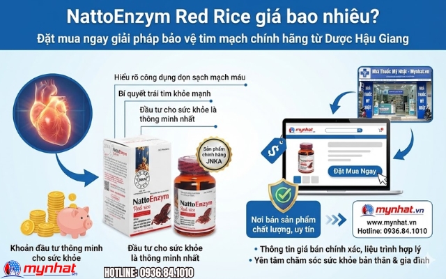 NattoEnzym Red Rice giá bao nhiêu mua ở đâu?