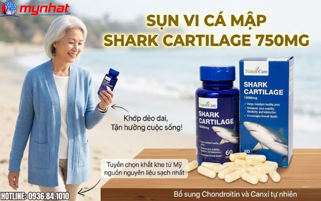 Thành phần bên trong Shark Cartilage Nature Care