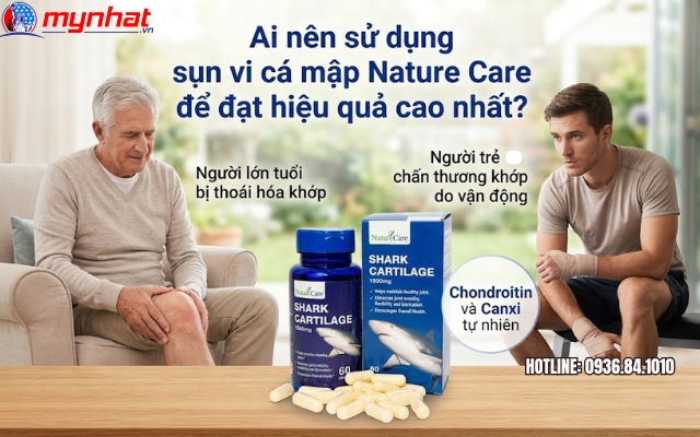 Ai nên sử dụng sụn vi cá mập Nature Care để đạt hiệu quả cao nhất