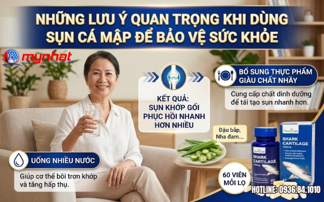 Những lưu ý quan trọng khi dùng sụn cá mập để bảo vệ sức khỏe
