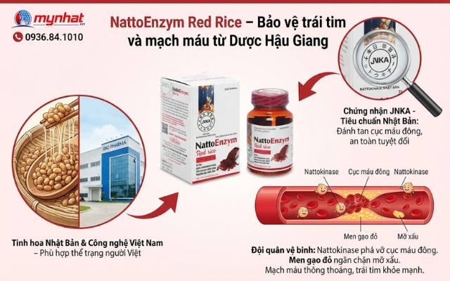 NattoEnzym Red Rice của dược hậu giang