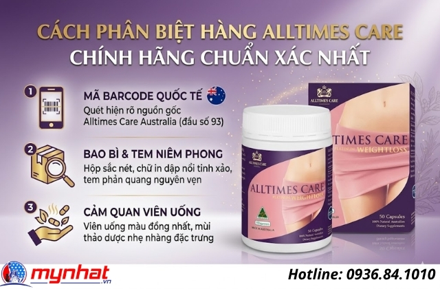 cách phân biệt hàng alltimes care platinum weightloss chính hãng chuẩn xác nhất