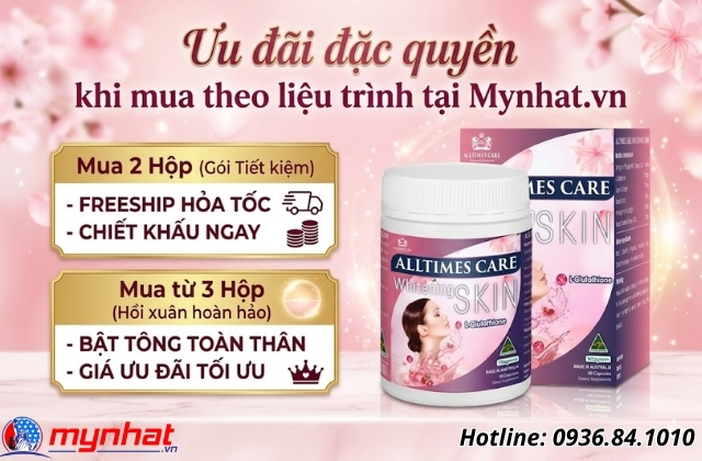 ưu đãi đặc quyền khi mua theo liệu trình tại mynhat.vn